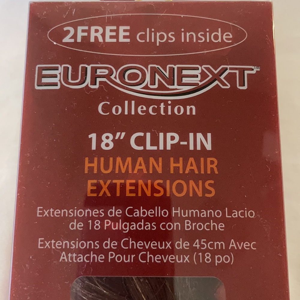 Clip in extensions.